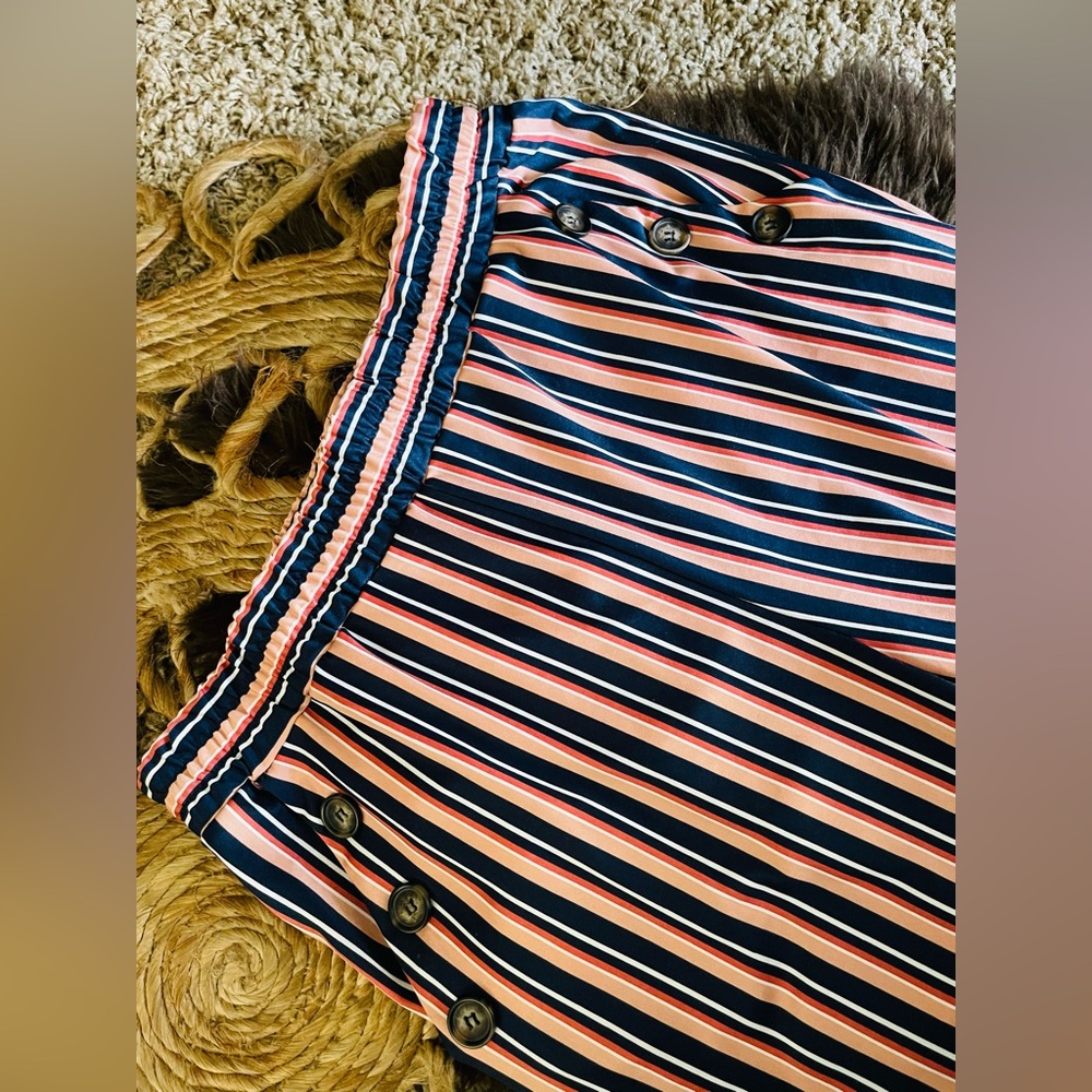 Collection B Multicolor Striped Straight Leg Pants